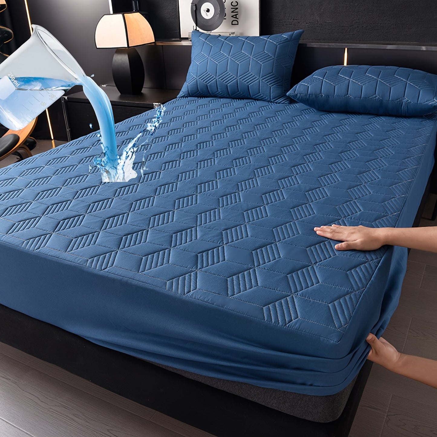 Heavy-Duty Mattress Protector Cover - Waterproof Bed Sheet with Pillowcase Compatibility