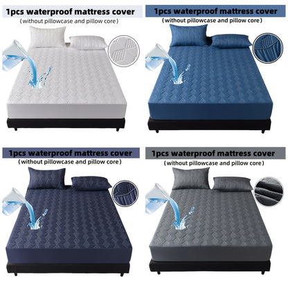 Heavy-Duty Mattress Protector Cover - Waterproof Bed Sheet with Pillowcase Compatibility
