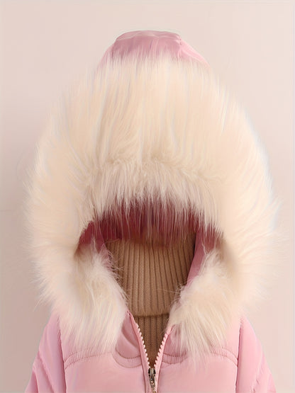 New Girls' Hooded Winter Coat