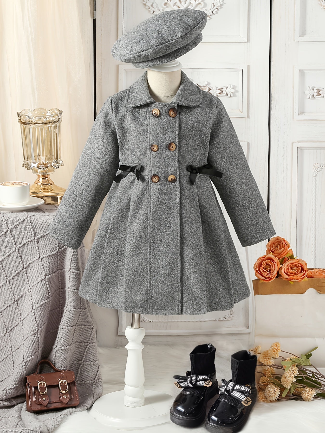 Girls' Autumn and Winter Warm Coats