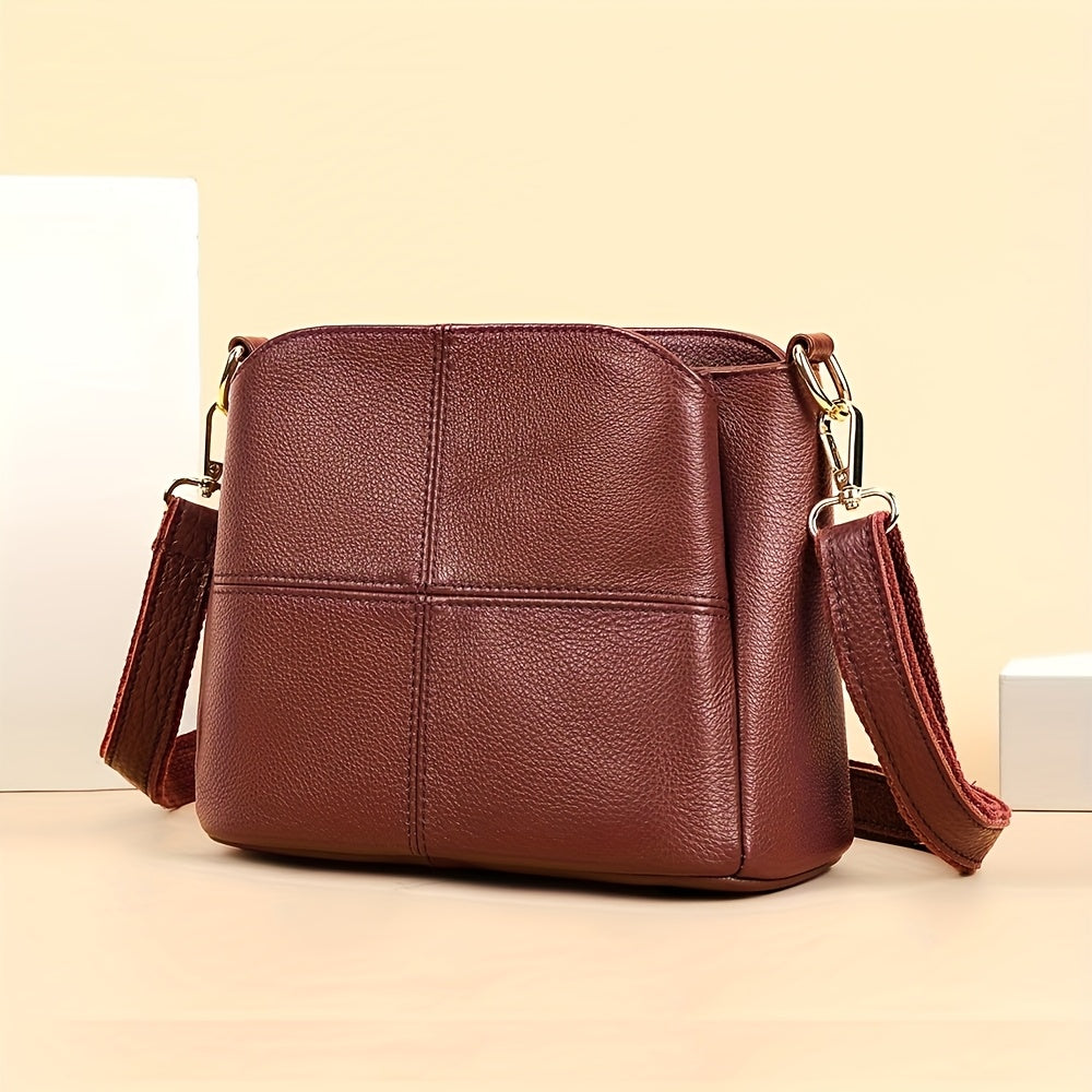 Genuine Leather Crossbody Bag