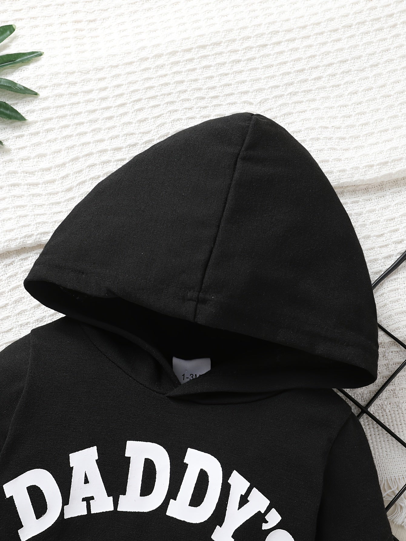 2pcs Newborn Boy's Soft Long Sleeves Hooded Jumpsuit