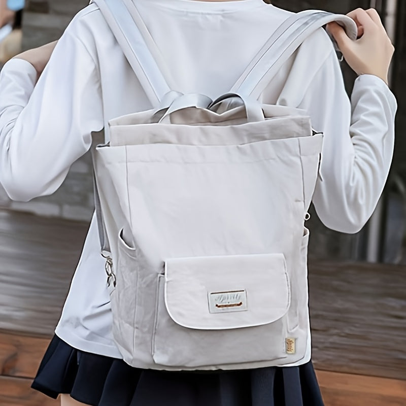 Adjustable Strap Laptop Backpack - Durable Nylon