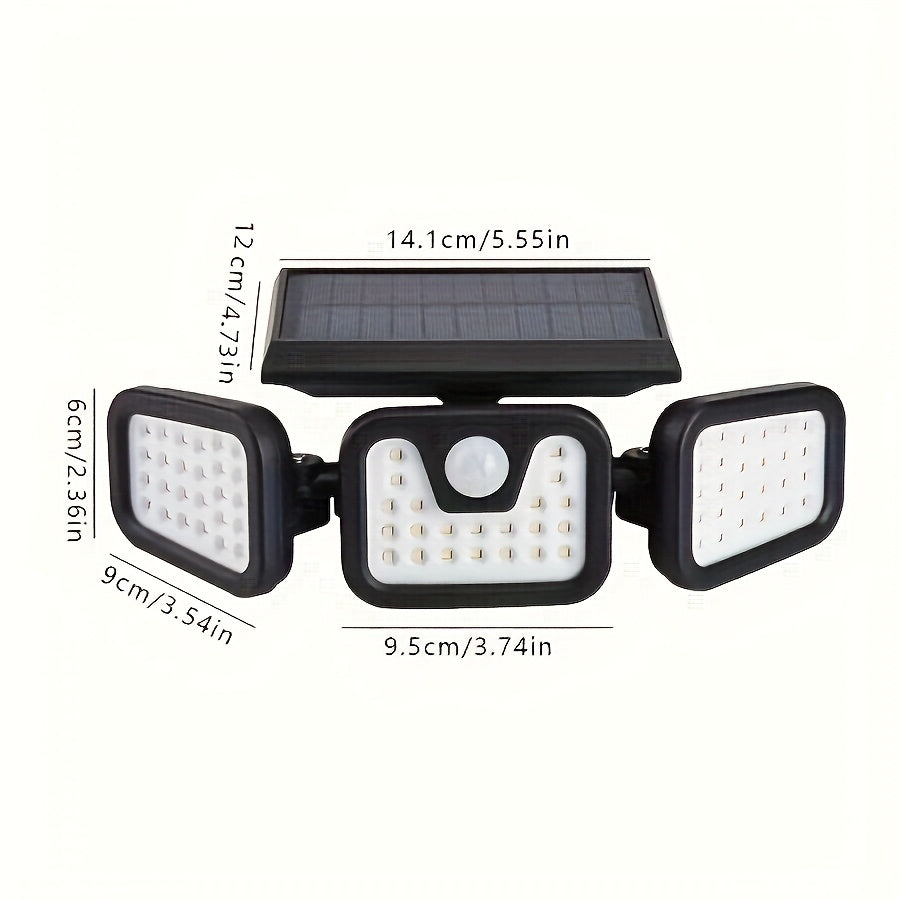 LED solar sensor lights with motion sensors