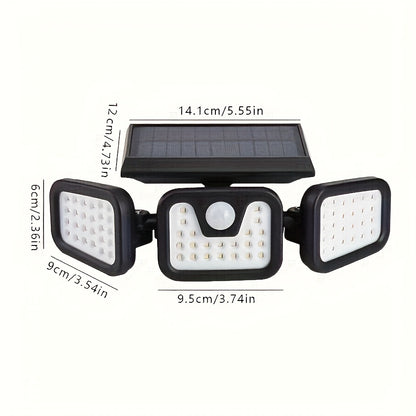 LED solar sensor lights with motion sensors