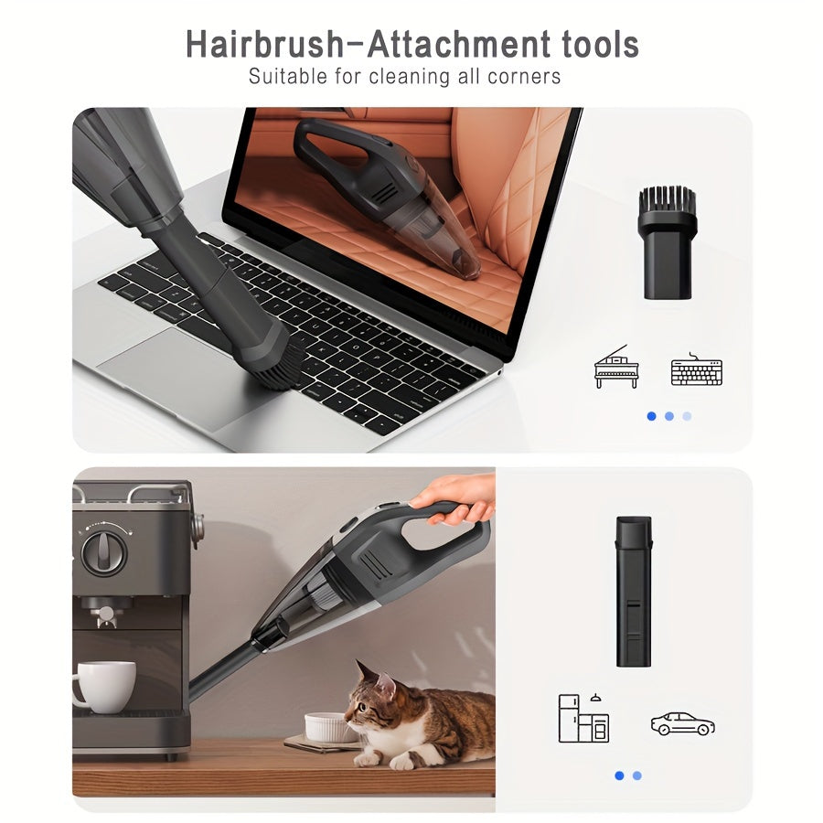 Portable Handheld Vacuum Cleaner for Home and Car Use