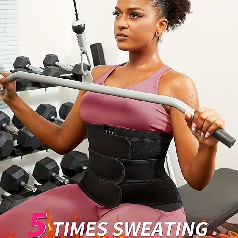 Waist shaping belt, slimming trainer, elastic sports belt, sweat absorbing yoga belt