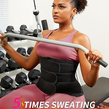 Waist shaping belt, slimming trainer, elastic sports belt, sweat absorbing yoga belt