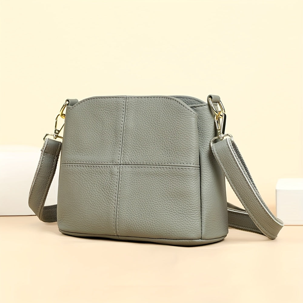 Genuine Leather Crossbody Bag