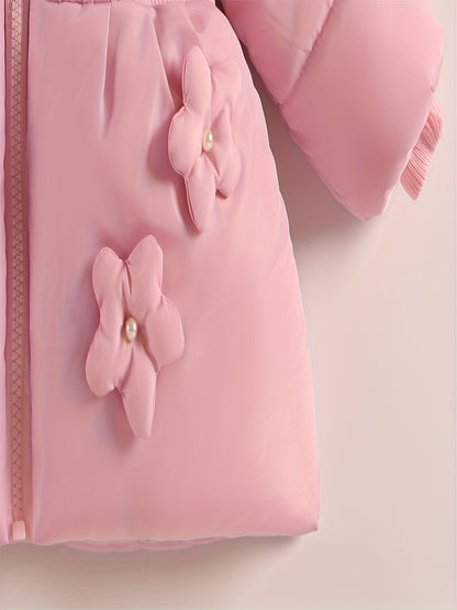 New Girls' Hooded Winter Coat