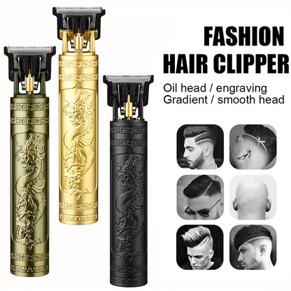 Men's barber rechargeable razor electric push clippers home USB rechargeable