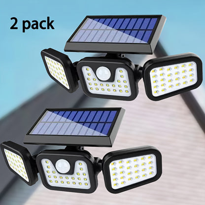 LED solar sensor lights with motion sensors
