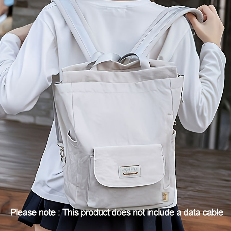 Adjustable Strap Laptop Backpack - Durable Nylon
