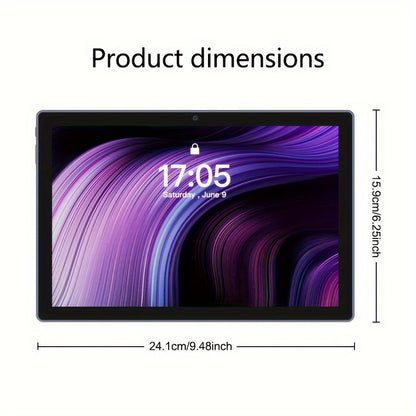 Tablet 10.1-inch Android 14 operating system