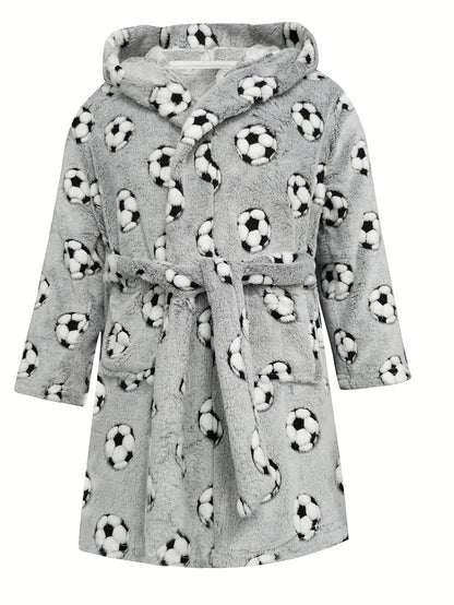 New Football Pattern Bathrobe