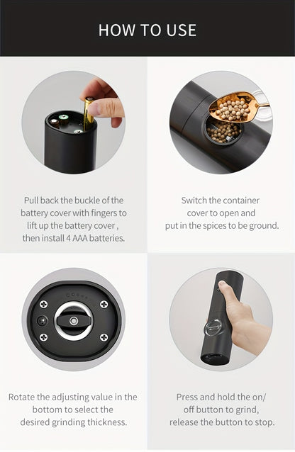 Electric Salt Pepper Grinder
