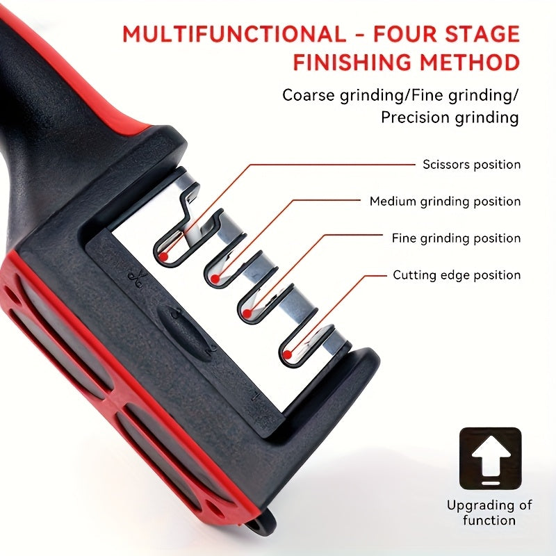 Professional 4-Stage 1pc Knife Sharpener