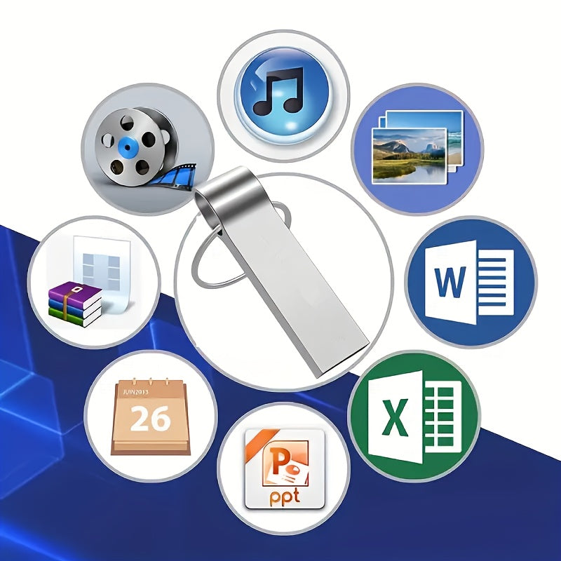 USB Flash Drive USB 2.0 High Speed 8GB 64GB Metal pen