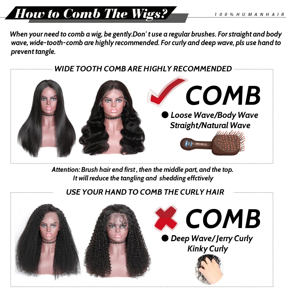 30 Inch 13x6 Lace Front Wigs Human Hair 200 Density Straight HD Lace Front Wigs Pre Plucked Straight Glueless Human Hair Natural