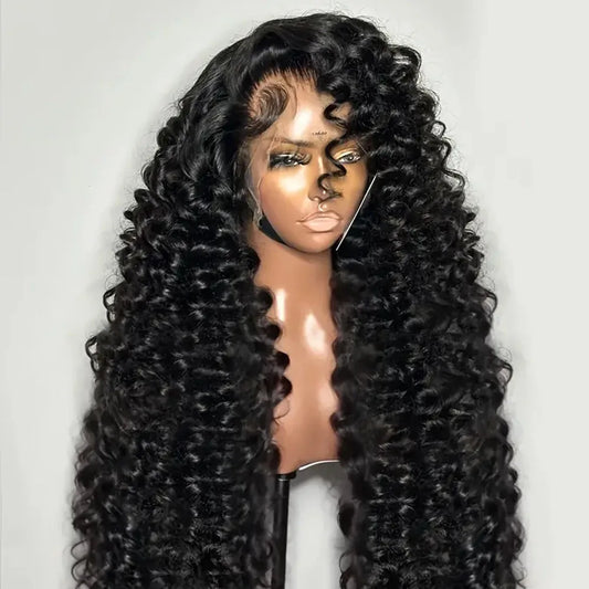 40 Inch 13x6 Brazilian Loose Deep Curly Wave Lace Front Wig 12A High-Quality 100% Real Human Hair 13x4 HD Lace Frontal Wigs