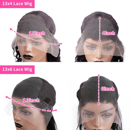 100% Human Hair 13x4 Bone Straight HD Lace Front Wig