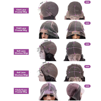 Lace Front Wigs Human Hair Wig 13x4 Deep Curly