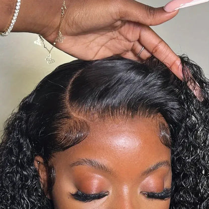 250% Density Glueless Deep Curly Wave Wig Ready To Wear 5x5 HD Lace Closure