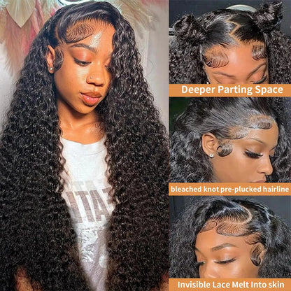 Lace Front Wigs Human Hair Wig 13x4 Deep Curly