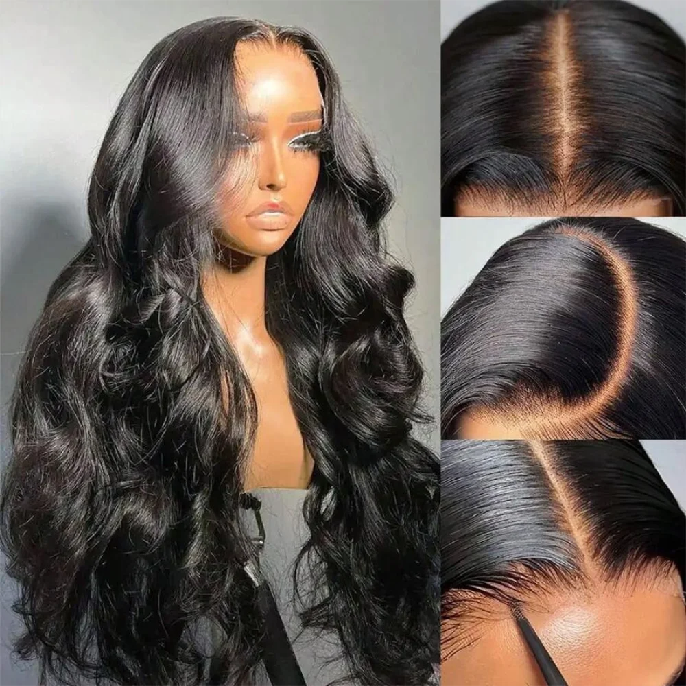 30 Inch Wear And Go Glueless Wigs Human Hair  Pre Cut Lace Front