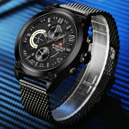 NAVIFORCE Black Luxury Men Watch