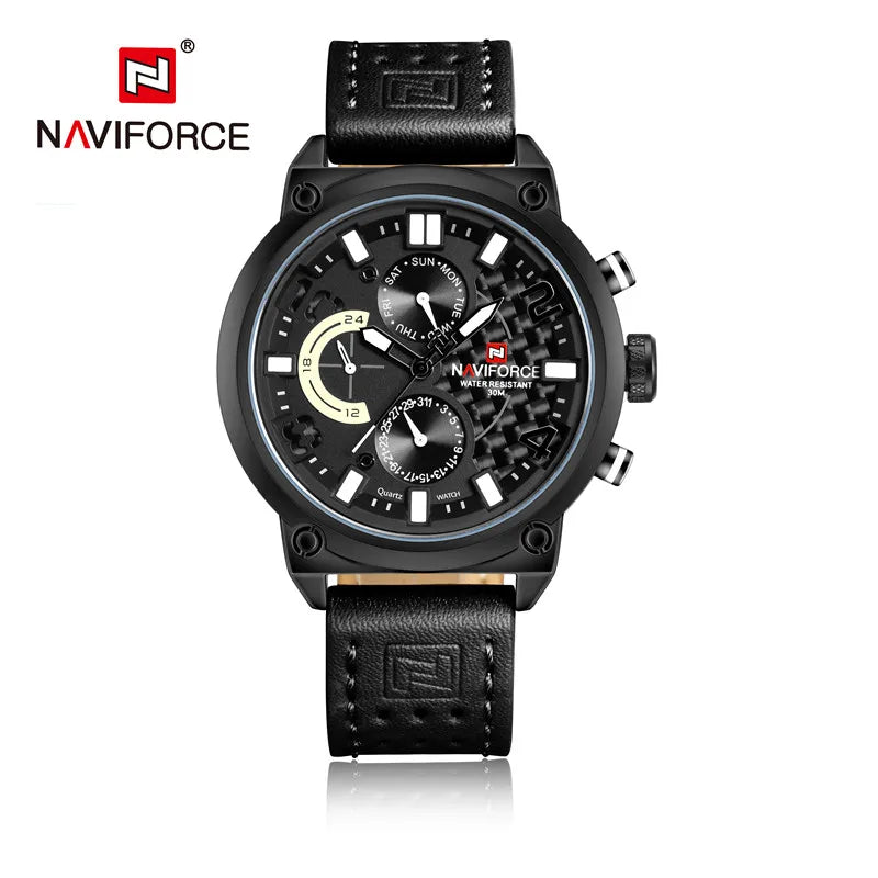 NAVIFORCE Black Luxury Men Watch