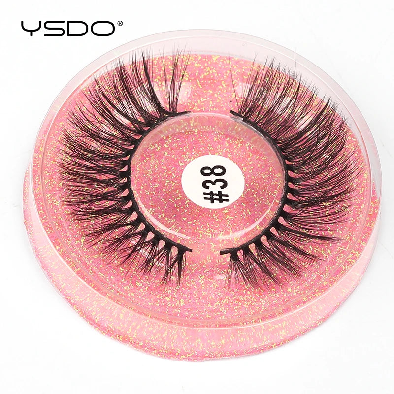 YSDO 10/20 Pairs fluffy mink eyelashes natural long 3D