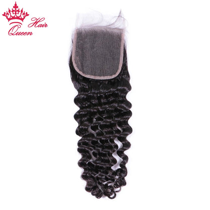 Queen Hair Products Brazilian Natural Wave More Wave Bundles With Closure 100% Virgin Human Raw Hair Bundles With Lace Closure