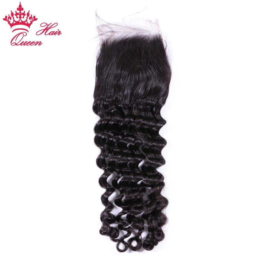 Queen Hair Products Brazilian Natural Wave More Wave Bundles With Closure 100% Virgin Human Raw Hair Bundles With Lace Closure