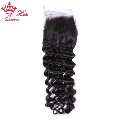 Queen Hair Products Brazilian Natural Wave More Wave Bundles With Closure 100% Virgin Human Raw Hair Bundles With Lace Closure