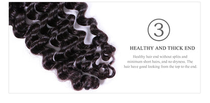 Queen Hair Products Brazilian Natural Wave More Wave Bundles With Closure 100% Virgin Human Raw Hair Bundles With Lace Closure