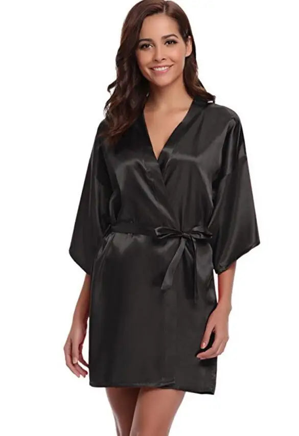 Silk Bathrobe Women