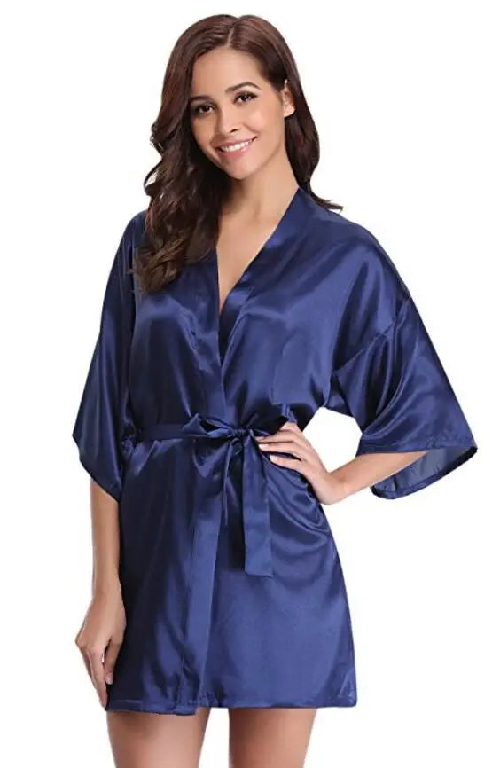 Silk Bathrobe Women