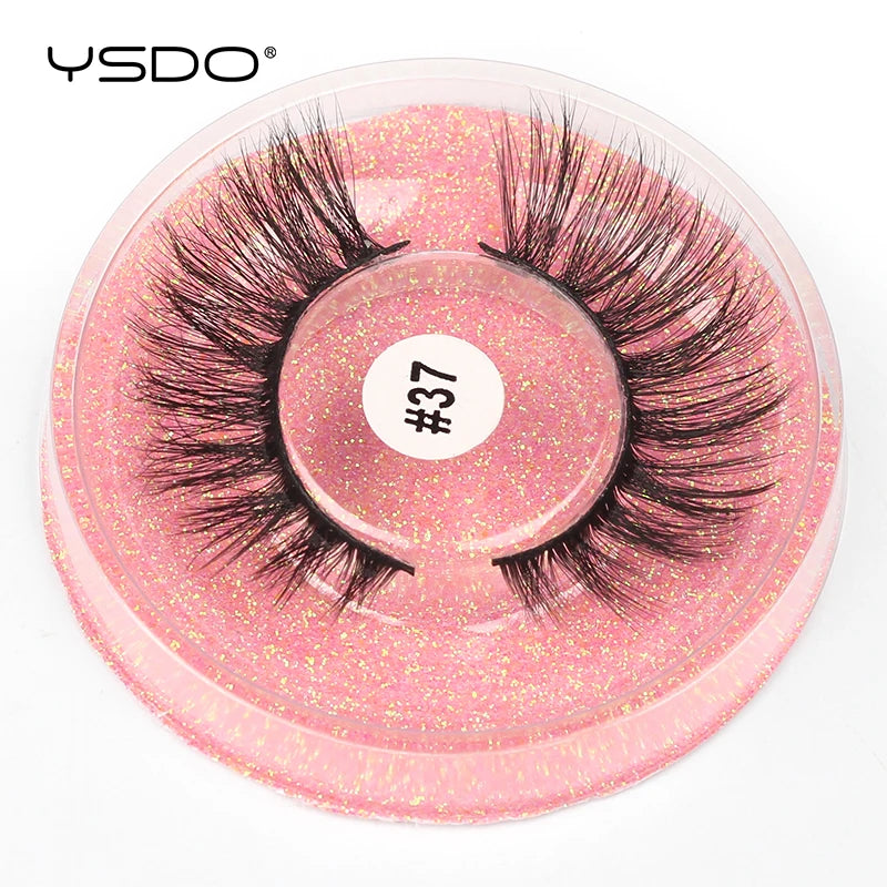 YSDO 10/20 Pairs fluffy mink eyelashes natural long 3D