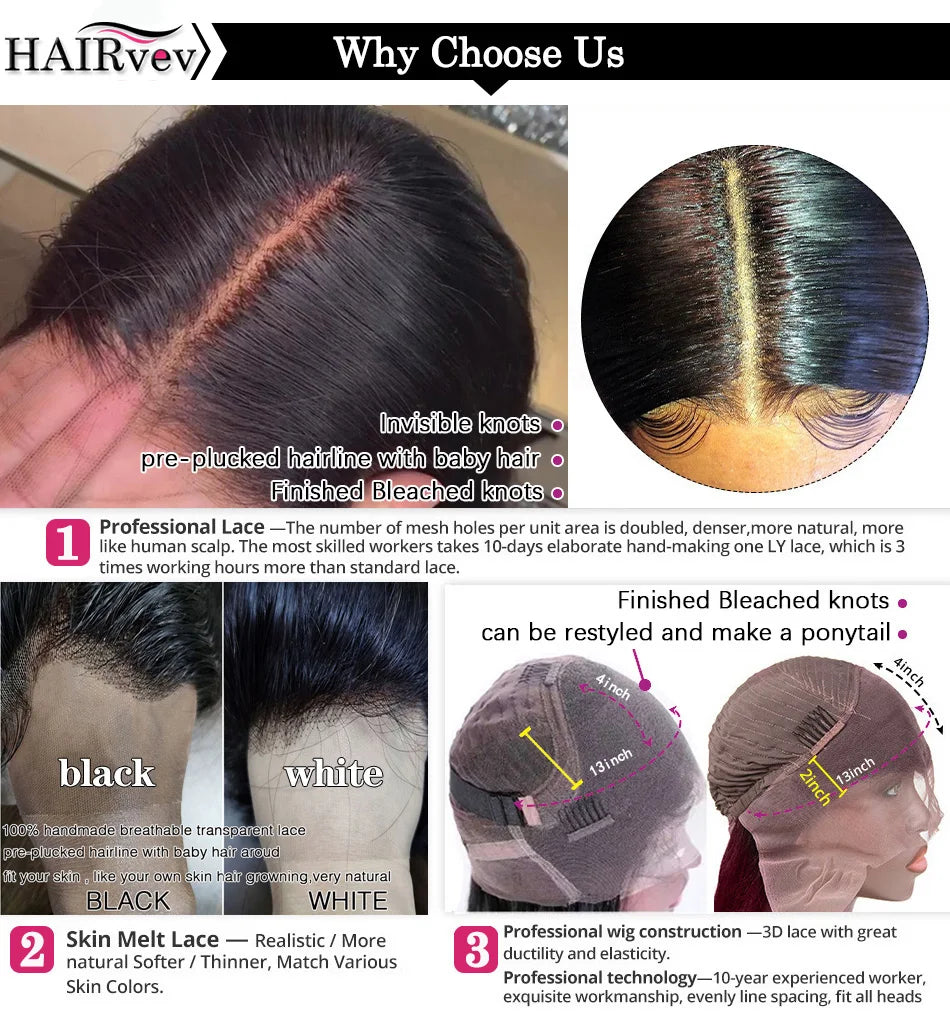 Brown HD Transparent Curly Lace Front Human Hair Wigs Deep Wave Frontal Wig Brazilian Chocolate Brown Water Wave Wigs Human Hair