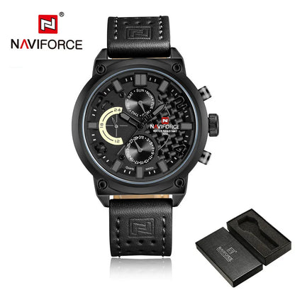 NAVIFORCE Black Luxury Men Watch