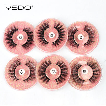 YSDO 10/20 Pairs fluffy mink eyelashes natural long 3D