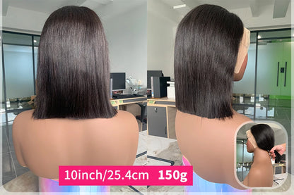 5x5 13x4 13x6 250 Density Bob Human Hair Wig 100% Raw Vietnamese Double Drawn Human Hair Lace Frontal Wig 16 18 20 22 24 26 inch
