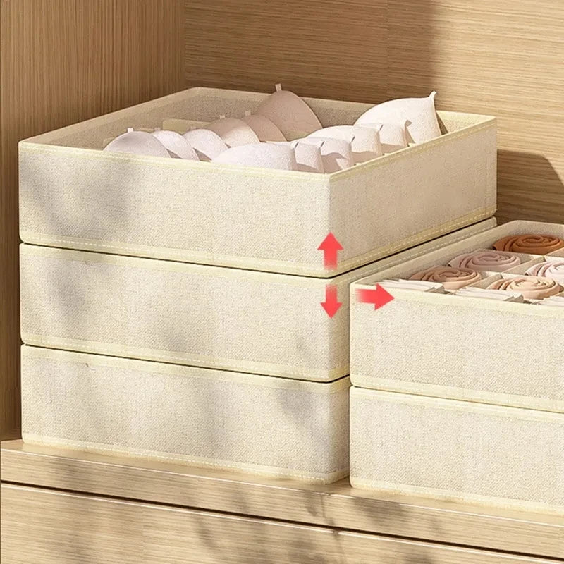Underwear Organizer Bra Storage Box Panties Socks