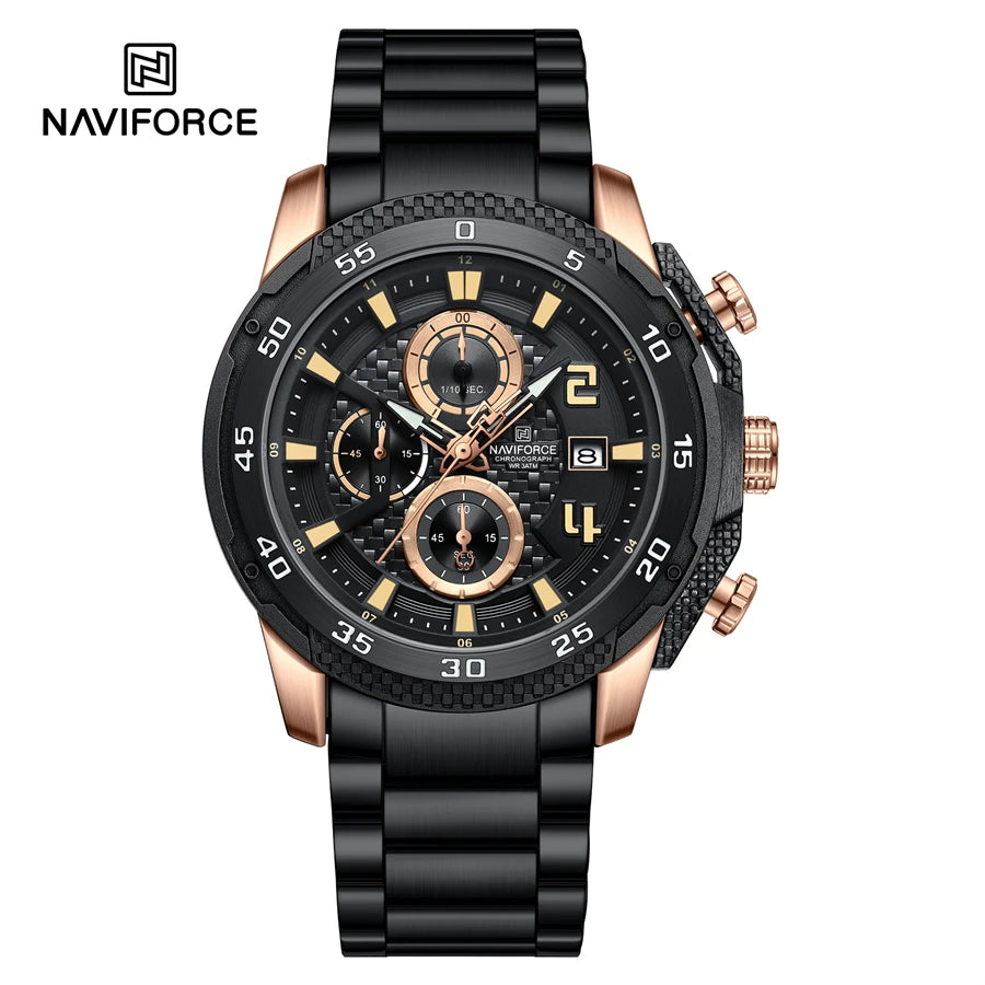 NAVIFORCE Men Stainless Steel Watch