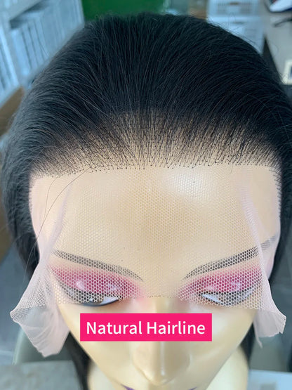 5x5 13x4 13x6 250 Density Bob Human Hair Wig 100% Raw Vietnamese Double Drawn Human Hair Lace Frontal Wig 16 18 20 22 24 26 inch