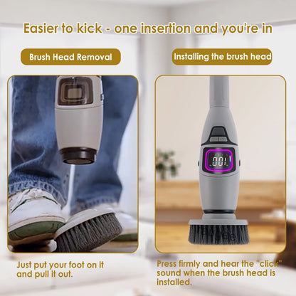 Electric Cleaning Brush 10in1 Multifunctional Wireless Spin Cleaning Brush for Bathroom