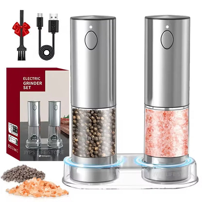 Electric Pepper Grinder Stainless Steel Salt & Pepper