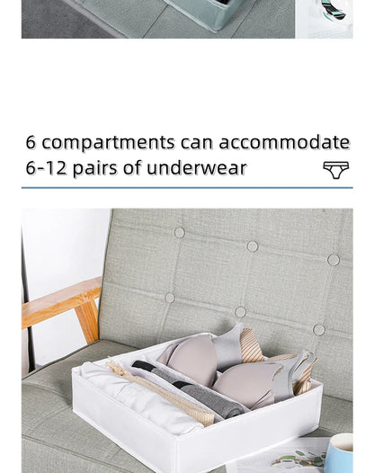Underwear Organizer Socks Pants Bra Storage Box Cabinets Wardrobe Clothes Drawer Organizer Storage Organization For Bedroom