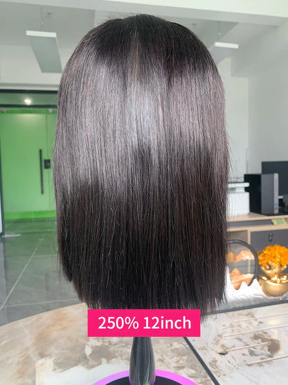 2x6 5x5 250 Density Raw 15A Bob Glueless Lace Wig Ready To Go Vietnamese Hair Original Super Double Drawn Closure Human Hair Wig